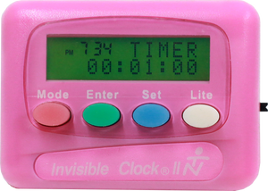 Pink Invisible Clock II