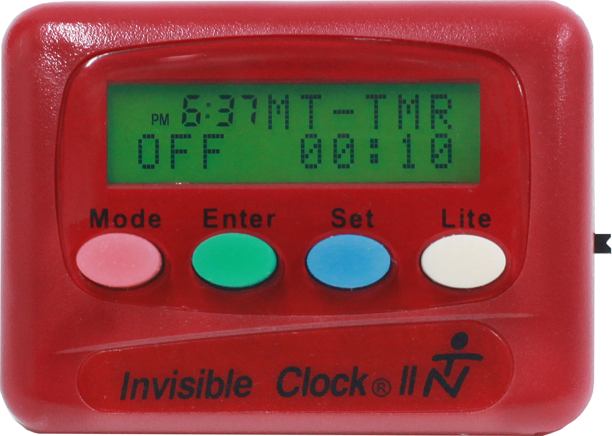 Invisible Clock ll is a multi function personal timer and alarm clock